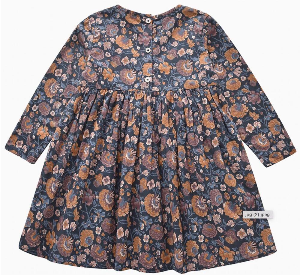 NEW LOUISE MISHA girl's roulotta boho flower dress in blue